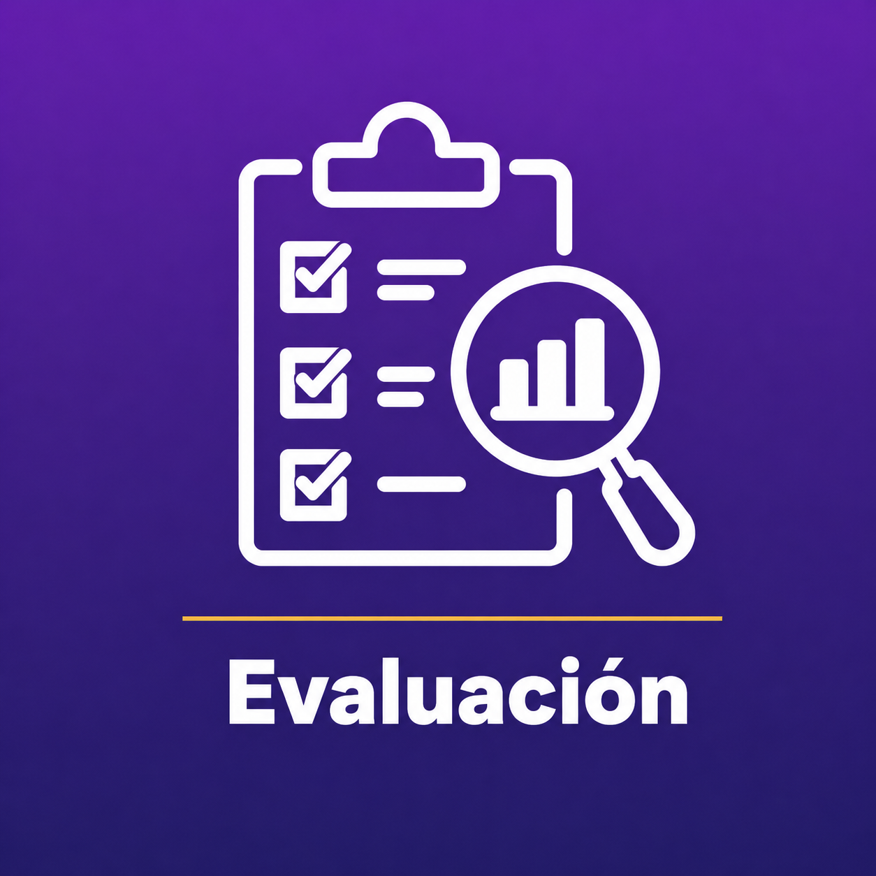 Imagen representativa del eje Evaluación